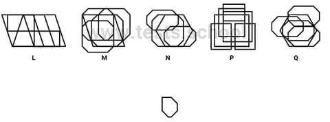 CAT4 Level E figure recognition sample question
