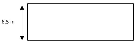 Free sample MAP Math rectangle area question for seventh grade
