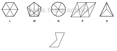 CAT4 Level C figure recognition sample question