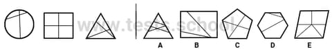 CAT4 Level E figure classification sample question