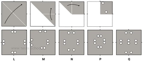 CAT4 Level F figure analysis sample question